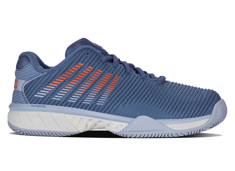 K-Swiss Hypercourt express 2 clay tennisschoen infinity/artic ice/scarlet bis heren