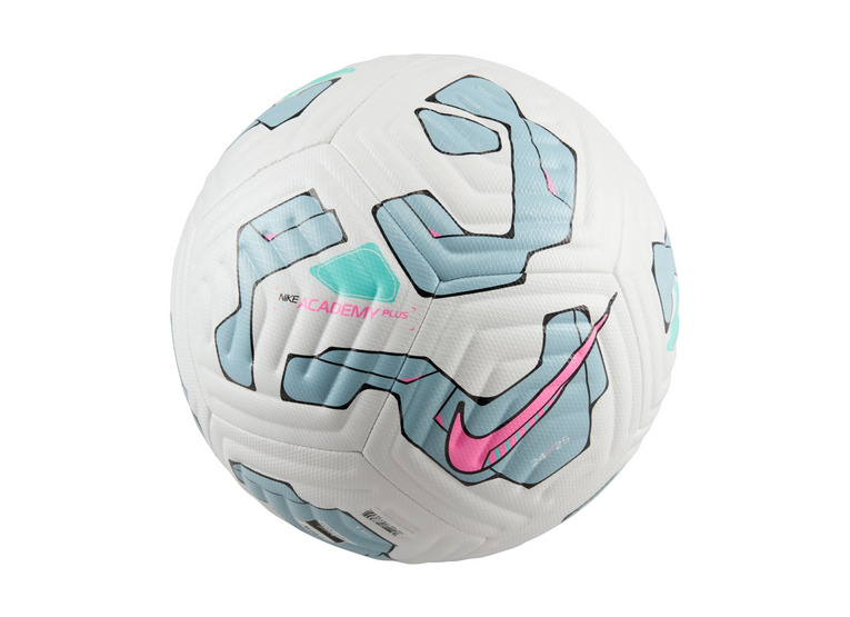 Nike academy plus voetbal wit/ocean cube/roze