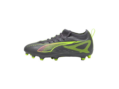 Puma Jr. Ultra 5 Match FG/AG voetbalschoen matte aged silver/geel KIDS