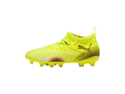Puma Jr. Future 8 match FG/AG voetbalschoen yellow alert/zwart/sun struck KIDS