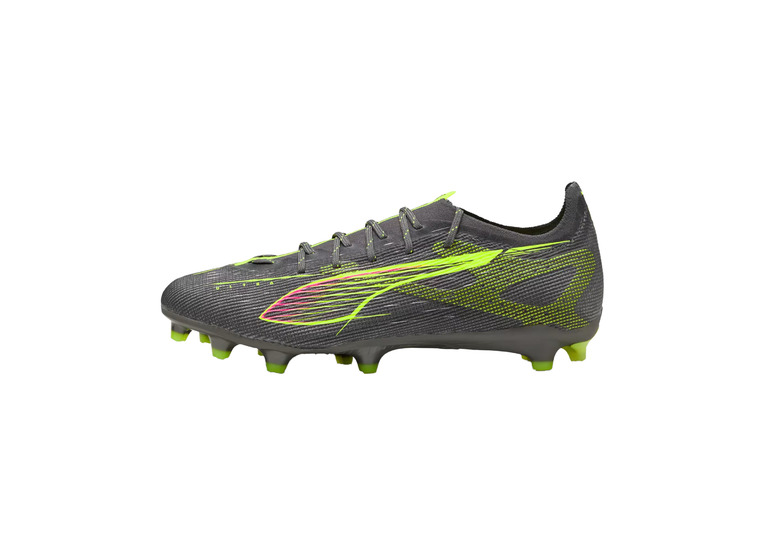 Puma Ultra 5 Pro FG/AG voetbalschoen matte aged silver/geel/sun struck
