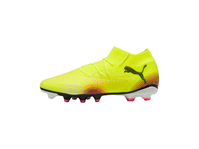 Puma Future 8 Pro FG/AG voetbalschoen Yellow Alert/zwart/sun struck