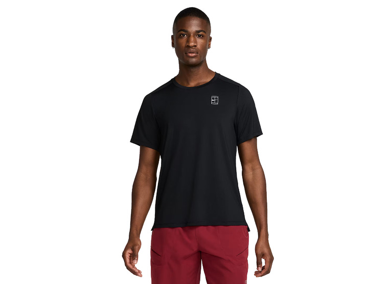NikeCourt Advantage Dri-FIT T-shirt zwart heren