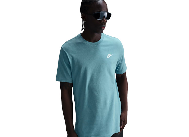 Nike Sportswear Club T-shirt denim turquoise heren