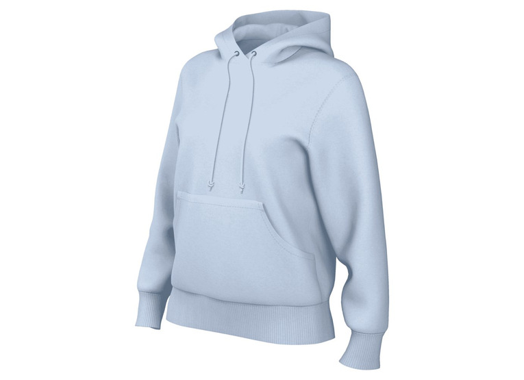 Nike Sportswear phoenix fleece hoodie lichtblauw dames