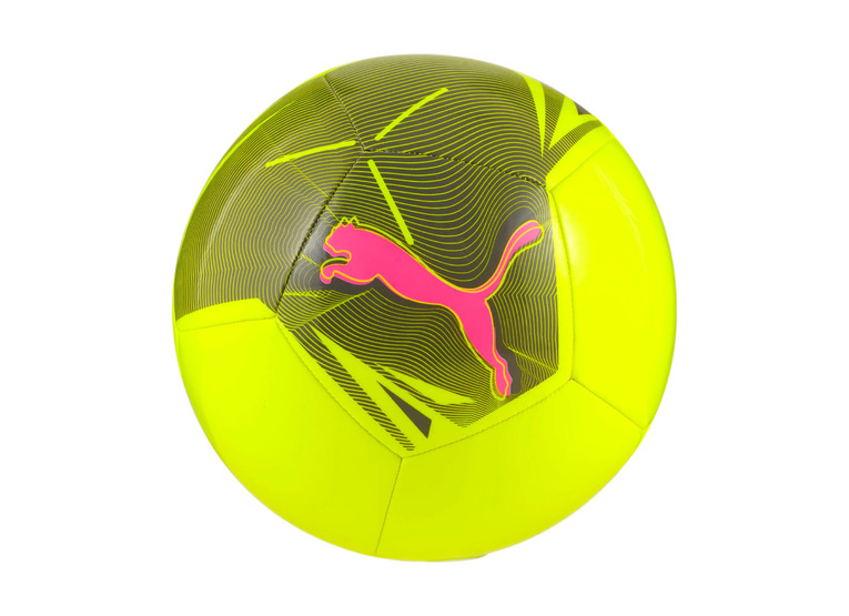 Puma big cat voetbal yellow alert/matte aged silver/sun struck