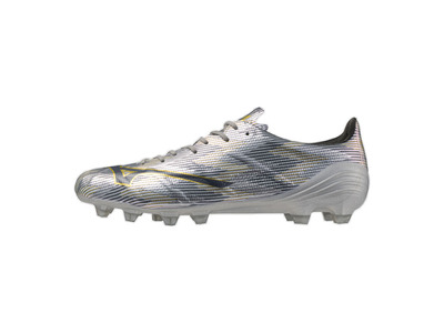 Mizuno Alpha II elite FG voetbalschoen zilver/goud