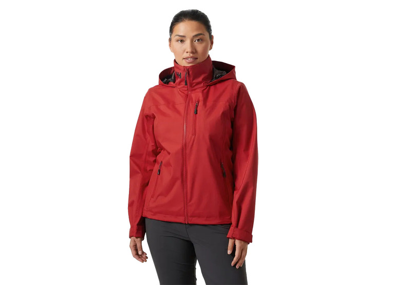 Helly Hansen Crew hooded sailing jacket 2.0 rood dames