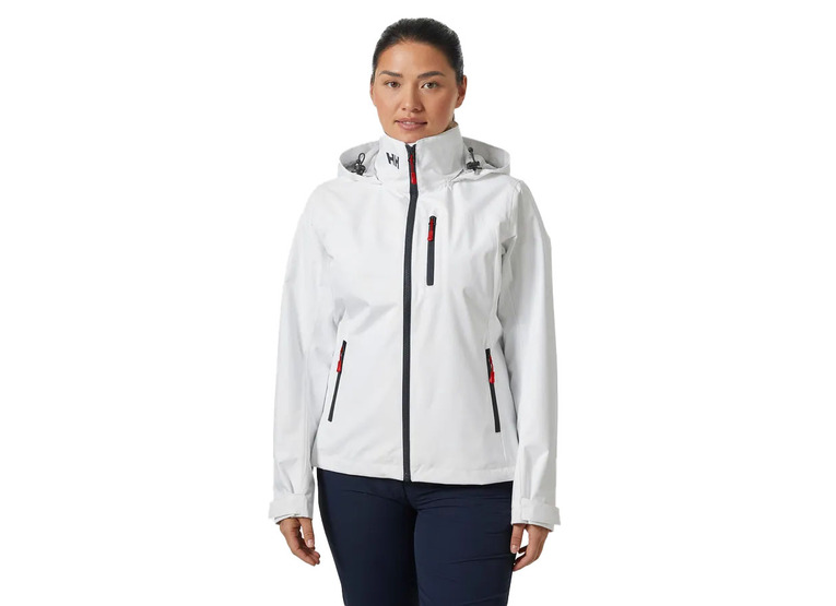 Helly Hansen Crew hooded sailing jacket 2.0 wit dames