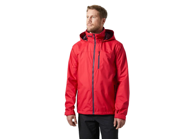 Helly Hansen crew hooded sailing jacket 2.0 rood heren
