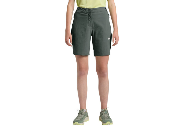 Jack Wolfskin Hikeout short slate green dames