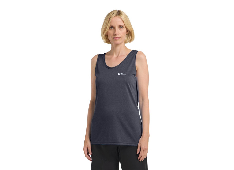 Jack Wolfskin Crosstrail tank graphite dames