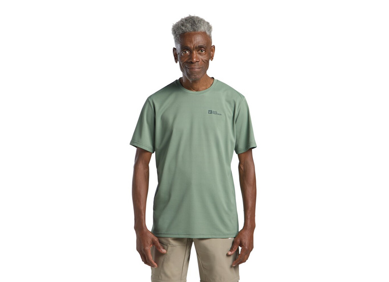 Jack Wolfskin Delgami S|s T-shirt eucalyptus heren