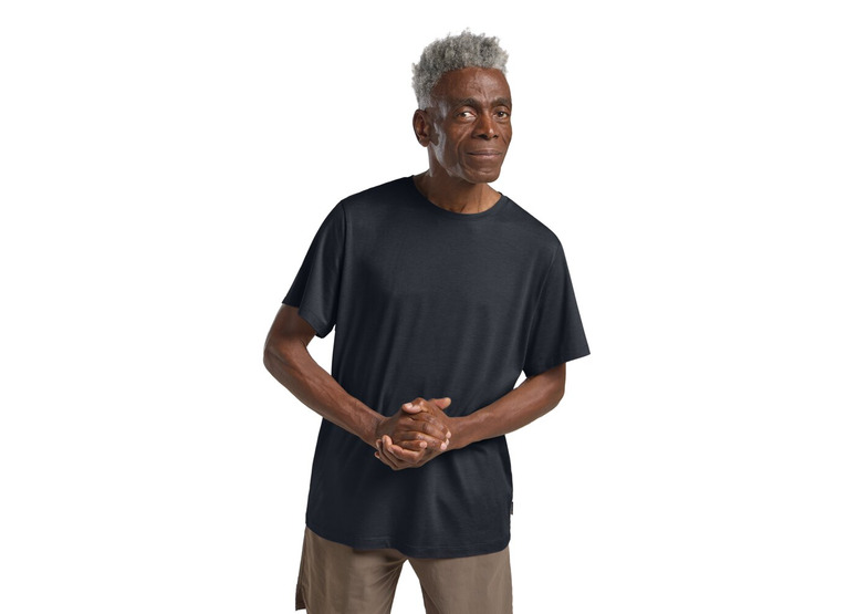 Jack Wolfskin Travel T-shirt dark navy heather heren