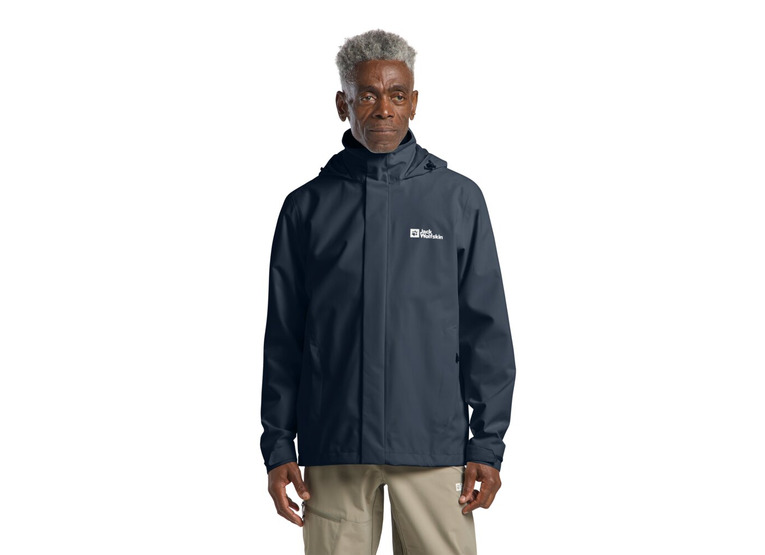 Jack Wolfskin Trailtime 2l regenjack midnight sky heren