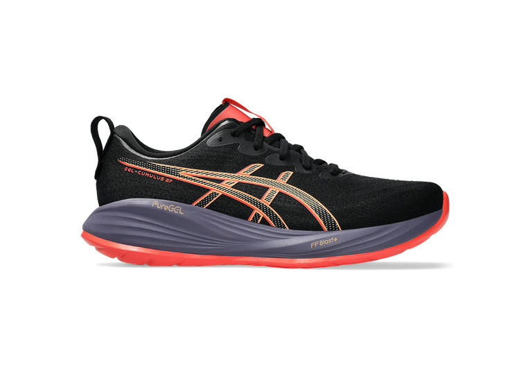 Asics Gel-Cumulus 27 loopschoen zwart/coral reef heren