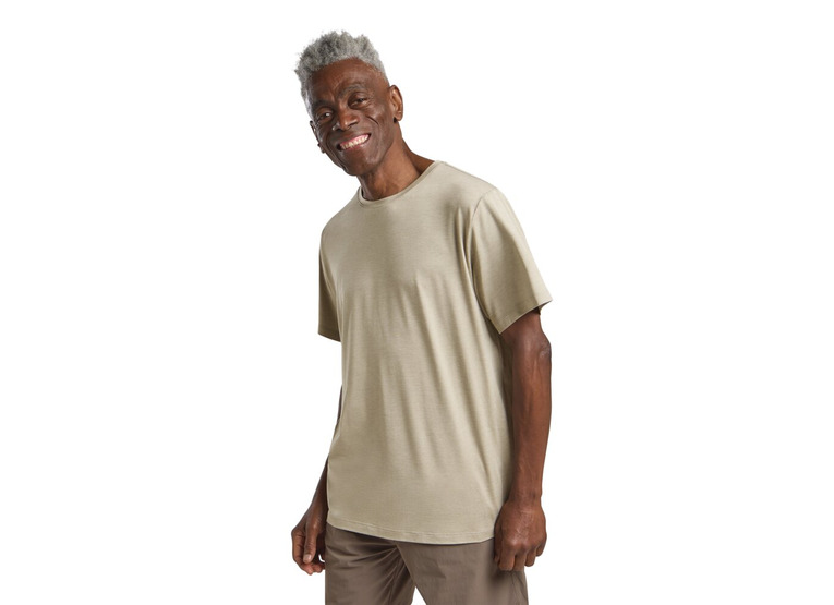 Jack Wolfskin Travel T-shirt stone heather heren