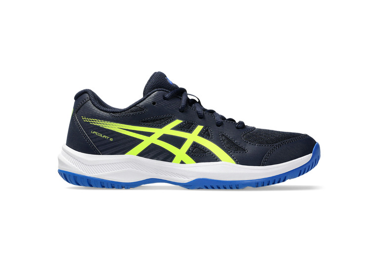Asics Upcourt 6 GS indoorschoen midnight/safety yellow KIDS