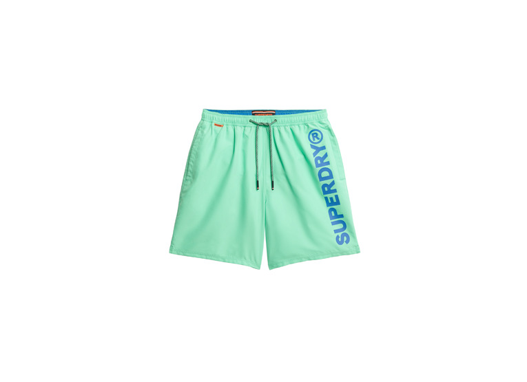 Essential sport graphic zwemshort spring bud green heren
