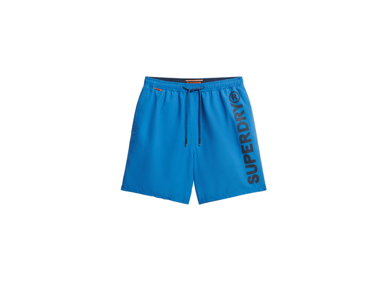 Essential sport graphic zwemshort monaco blue heren