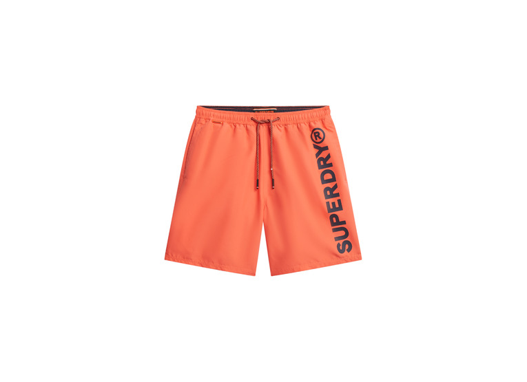 Essential sport graphic zwemshort denver orange heren