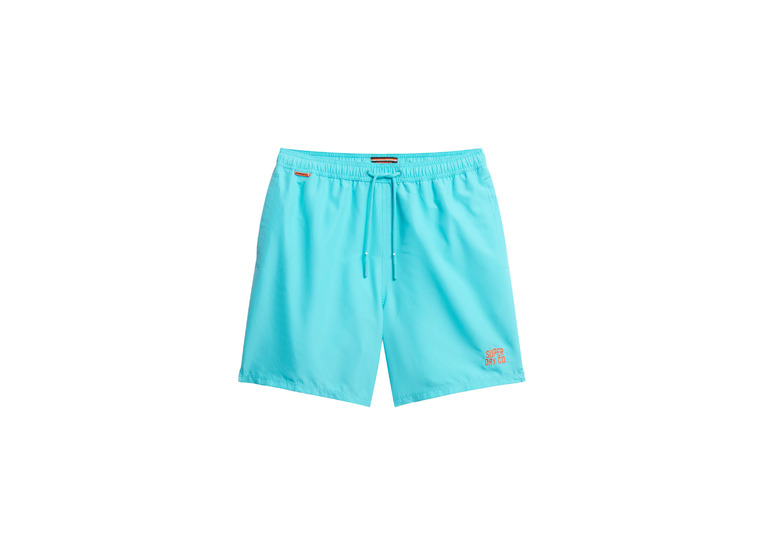 Superdry essential zwemshort aquamarine blue heren