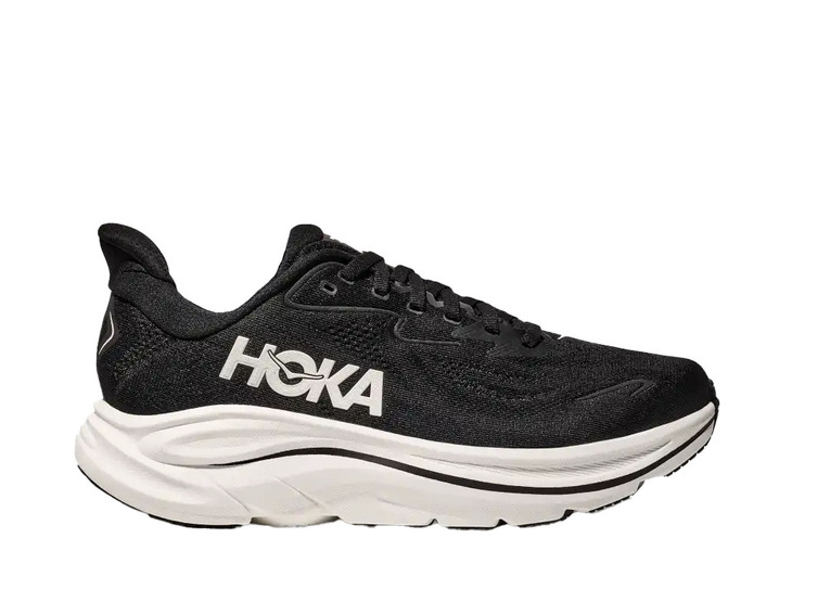 Hoka Clifton 10 loopschoen zwart/wit dames