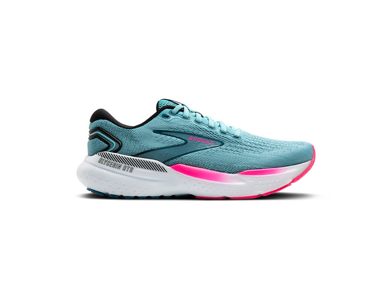 Brooks Glycerin GTS 21 loopschoen morrocan blue/pink dames