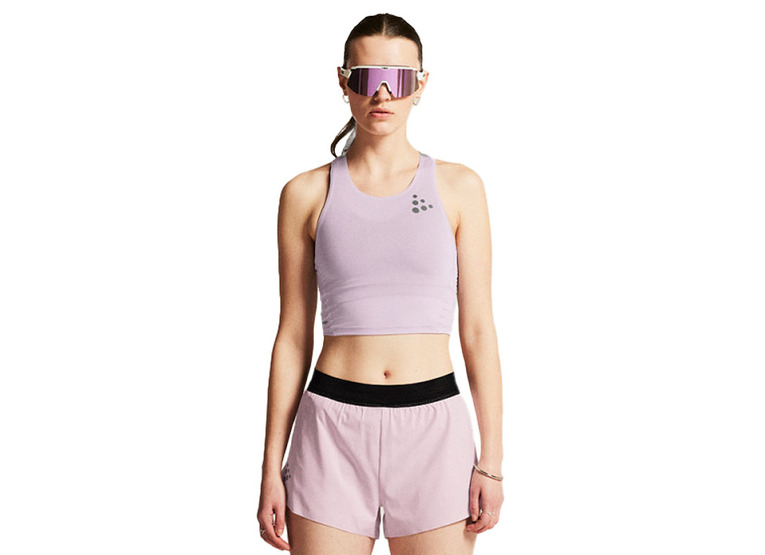 Craft PRO Hypervent Cropped Top 2 paars dames