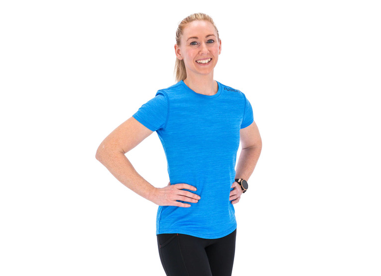 Fusion C3 T-shirt surf blue dames