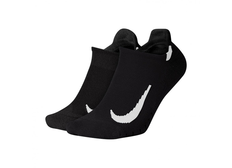 Nike Multiplie no-show hardloopsokken zwart unisex