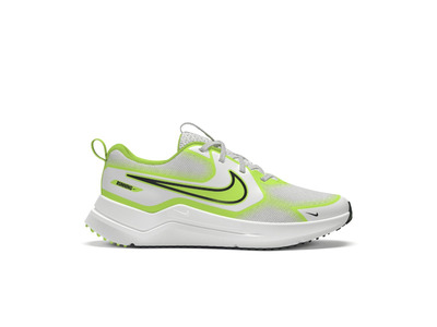 Nike Cosmic runner loopschoen wit/volt KIDS