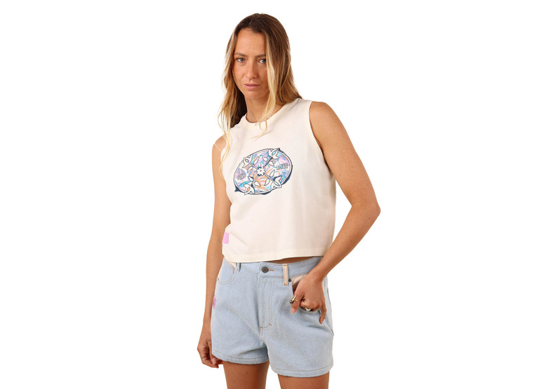 Oxbow Filled tanktop salt dames