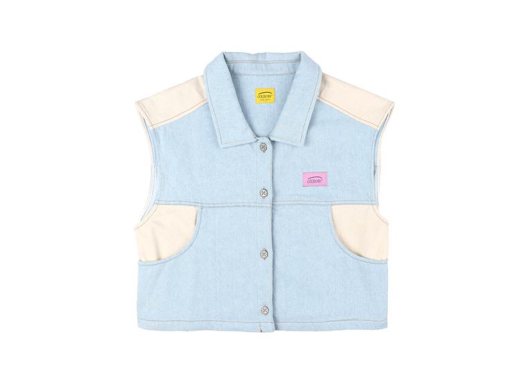 Oxbow Denim jacket light blue dames