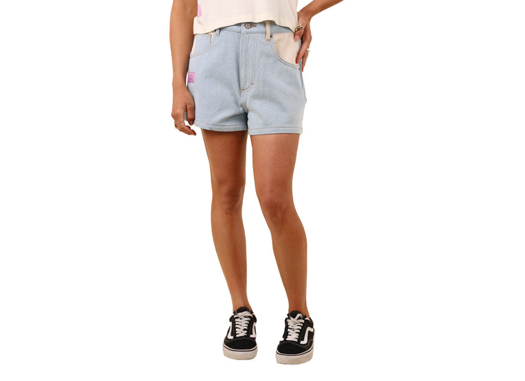Oxbow Denim short lichtblauw dames