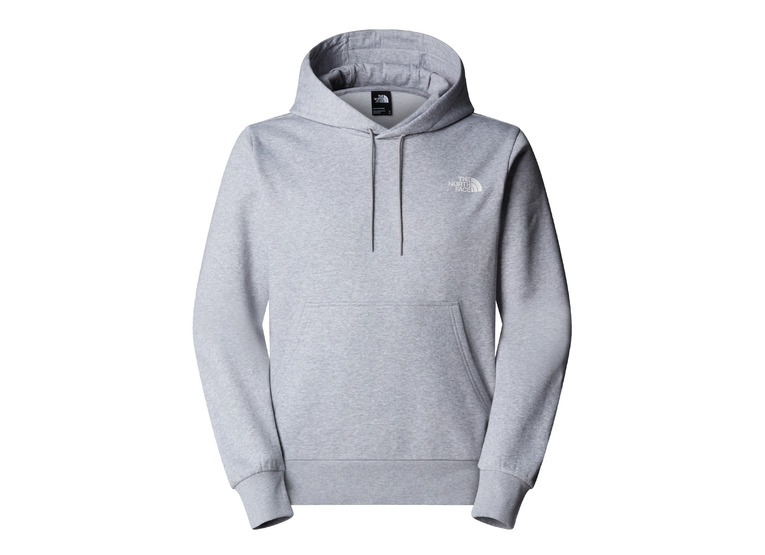 The North Face simple dome hoodie grijs heren
