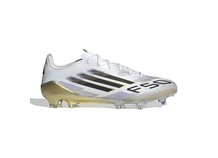 Adidas F50 Elite FG voetbalschoen wit/zwart/goud
