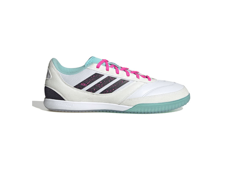 Adidas Top Sala Competitie 2 IN voetbalschoen wit/aqua/roze