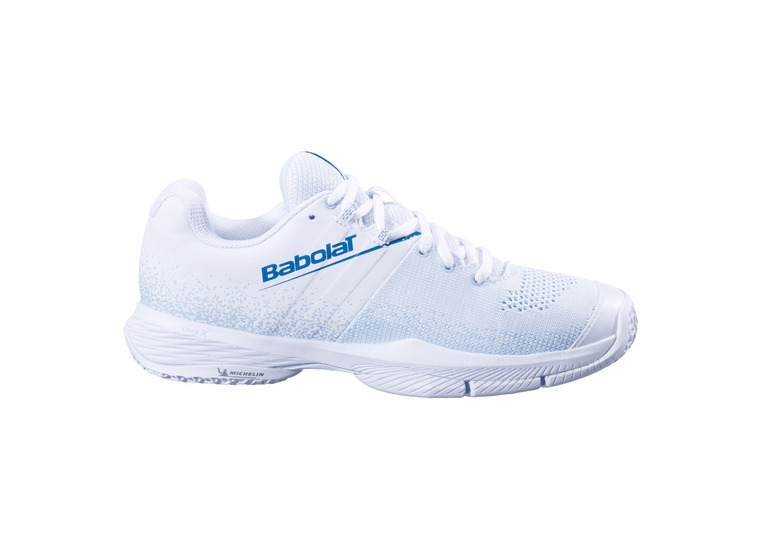 Babolat Sensa padelschoen wit/cool blue dames