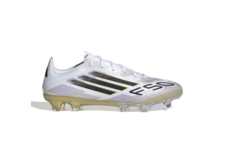 Adidas F50 Pro FG voetbalschoenen wit/zwart/goud