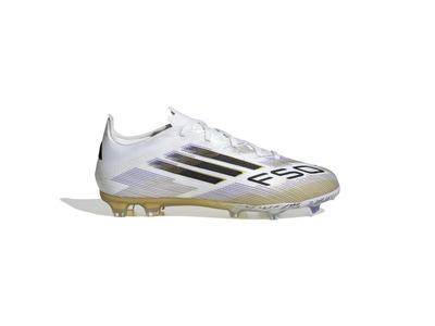 Adidas F50 Elite FG voetbalschoen wit/goud/zwart KIDS