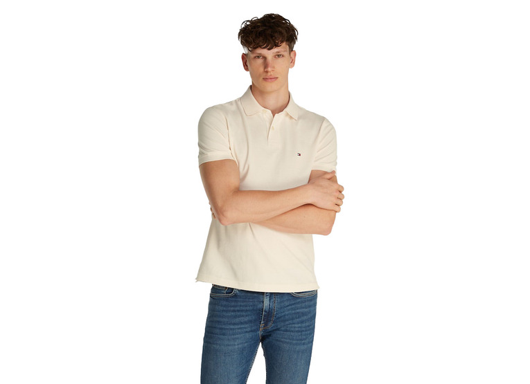 Tommy Hilfiger 1985 regular fit polo ivory petal heren