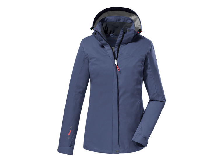 Killtec softshell jac denim blauw dames