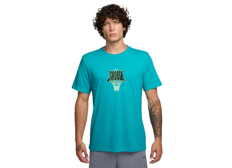 Nike Dri-FIT basketbalshirt groen heren