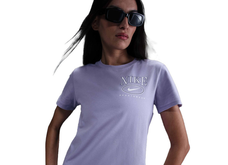 Nike Sportswear Club T-shirt lilac ice dames