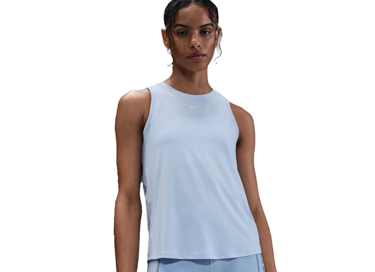 Nike One classic Dri-FIT tanktop blue tint dames