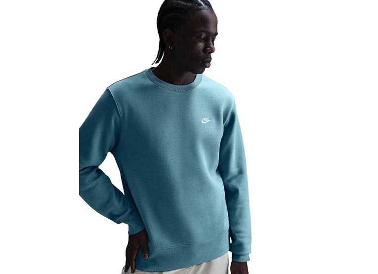 Nike Club fleecetrui denim turquoise heren