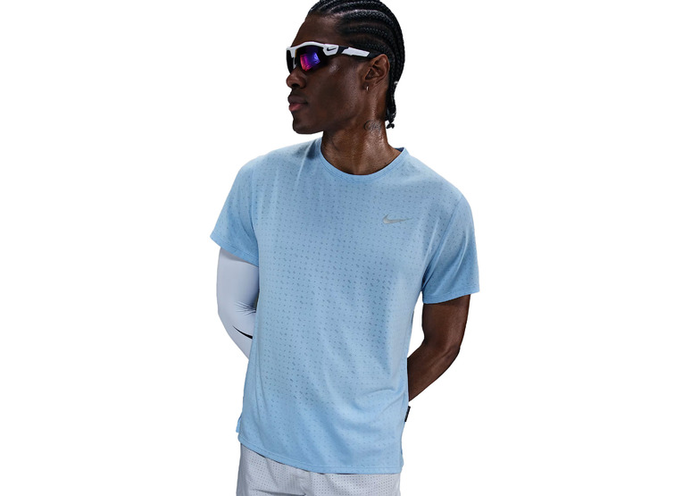 Nike Miler breathe Dri-FIT T-shirt psychic blue heren