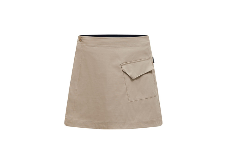 Peak Performance player pocket rok avid beige dames