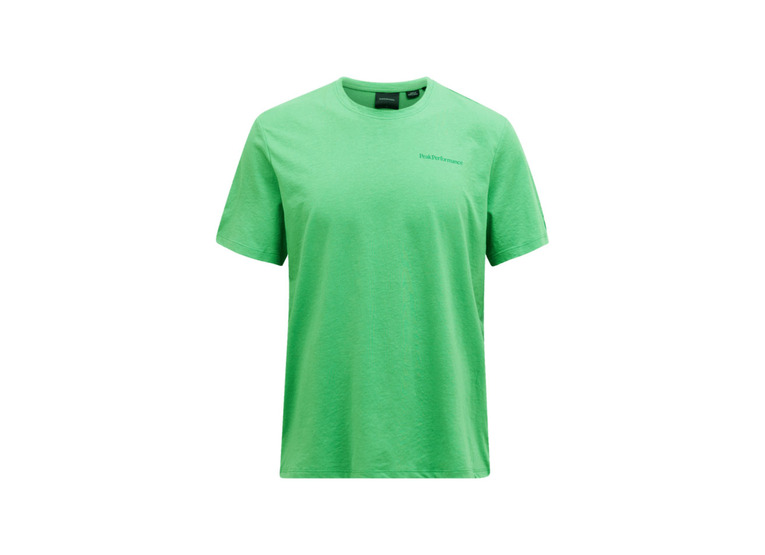 Peak Performance explore logo T-shirt peppermint heren